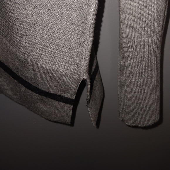 Lety and Me Elise side ribbed pullover sweater light gray size XL stitc… - Picture 6 of 6